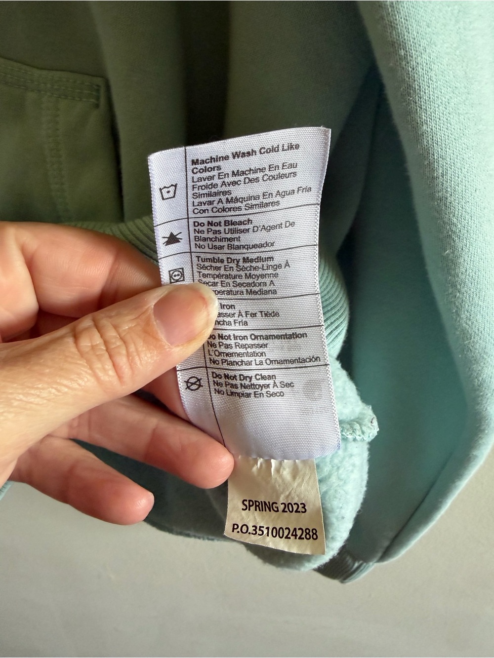 Carhartt Light green Hooded Sweatshirt - women’s size XL - Picture 7 of 12